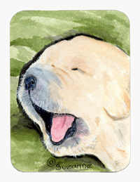 Golden Retriever Mouse Pad & Hot Pad Or Trivet
