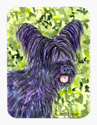 Skye Terrier Mouse Pad & Hot Pad Or Trivet