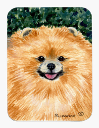 Pomeranian Mouse Pad & Hot Pad Or Trivet