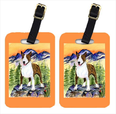 Bull Terrier Luggage Tags- Pack - 2
