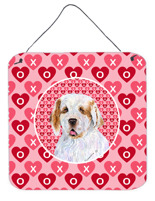 Clumber Spaniel Aluminium Metal Wall Or Door Hanging Prints
