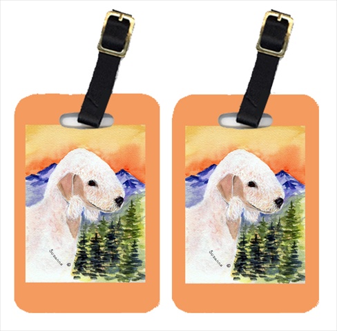 Bedlington Terrier Luggage Tags- Pack - 2