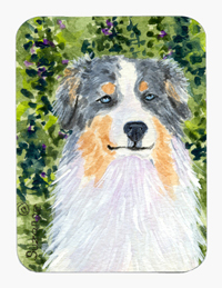 Australian Shepherd Mouse Pad & Hot Pad Or Trivet