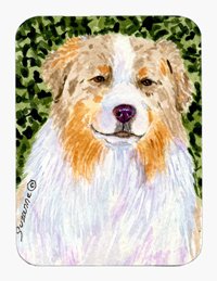 Australian Shepherd Mouse Pad & Hot Pad Or Trivet