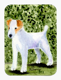 Jack Russell Terrier Mouse Pad & Hot Pad Or Trivet
