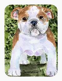 English Bulldog Mouse Pad & Hot Pad Or Trivet