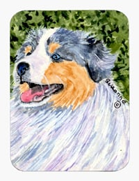 Australian Shepherd Mouse Pad & Hot Pad Or Trivet
