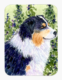 Australian Shepherd Mouse Pad & Hot Pad Or Trivet