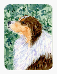 Australian Shepherd Mouse Pad & Hot Pad Or Trivet