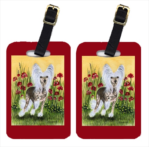 Chinese Crested Luggage Tags- Pack - 2