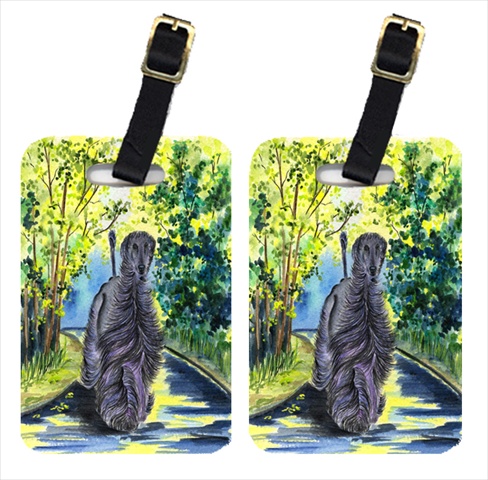 Afghan Hound Luggage Tags - Pack - 2