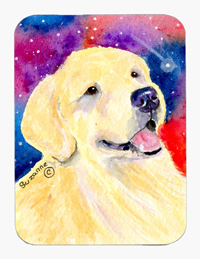 Golden Retriever Mouse Pad & Hot Pad Or Trivet