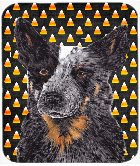 Australian Cattle Dog Candy Corn Halloween Mouse Pad, Hot Pad Or Trivet