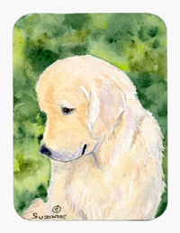 Golden Retriever Mouse Pad & Hot Pad Or Trivet