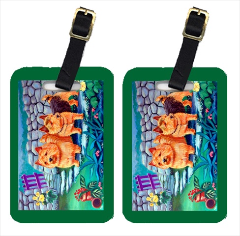 Norwich Terrier Luggage Tags - Pack - 2