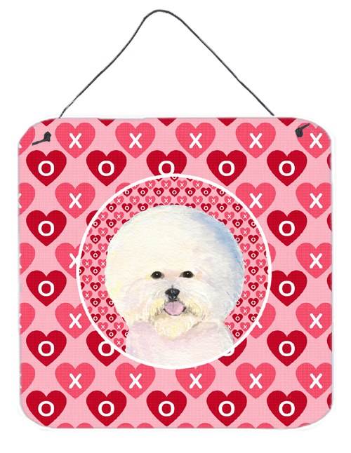 Bichon Frise Aluminium Metal Wall Or Door Hanging Prints