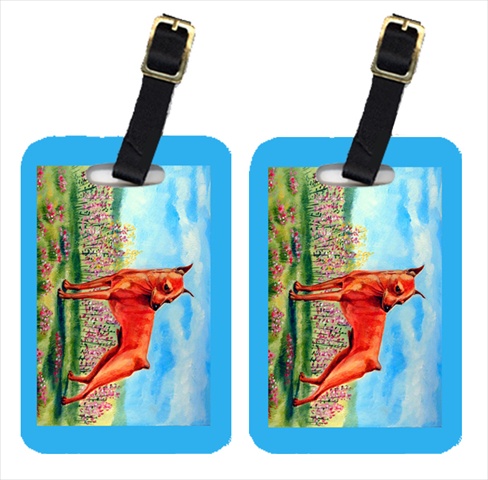 Min Pin Luggage Tags- Pack - 2