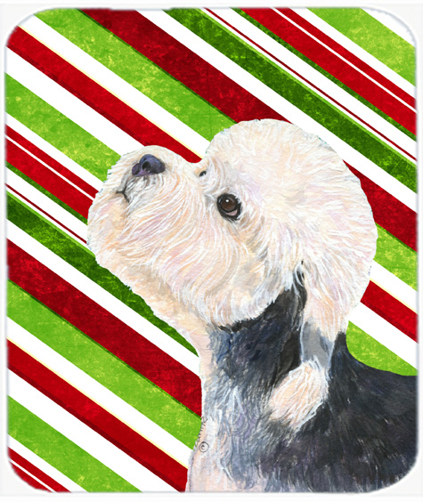 Dandie Dinmont Terrier Candy Cane Christmas Mouse Pad, Hot Pad Or Trivet