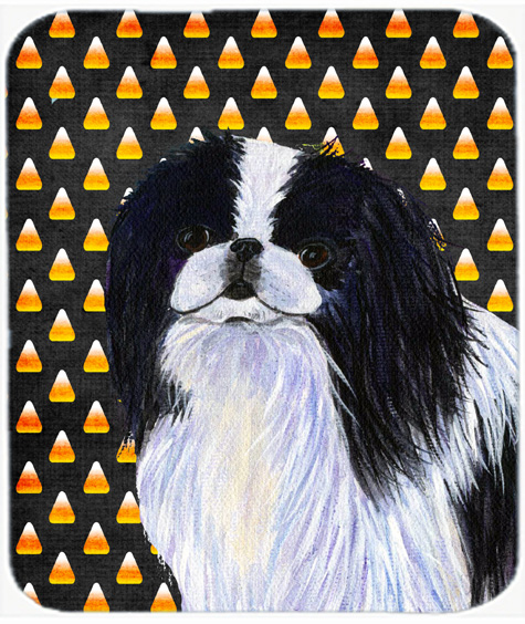 Japanese Chin Candy Corn Halloween Portrait Mouse Pad, Hot Pad Or Trivet