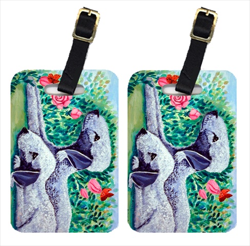 Bedlington Terrier Luggage Tags- Pack - 2