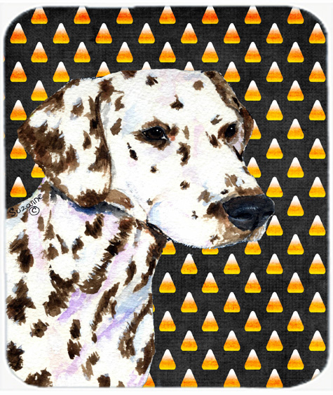 Dalmatian Candy Corn Halloween Portrait Mouse Pad, Hot Pad Or Trivet