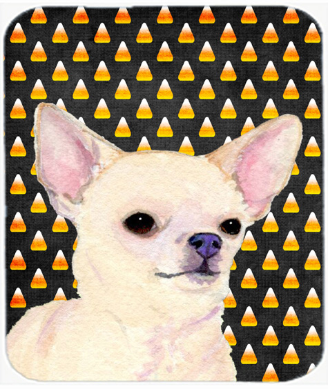 Chihuahua Candy Corn Halloween Portrait Mouse Pad, Hot Pad Or Trivet