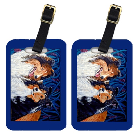 7508BT Sheltie Luggage Tags- Pack - 2