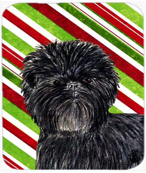 Affenpinscher Candy Cane Holiday Christmas Mouse Pad, Hot Pad Or Trivet