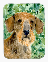 Dachshund Mouse Pad & Hot Pad Or Trivet