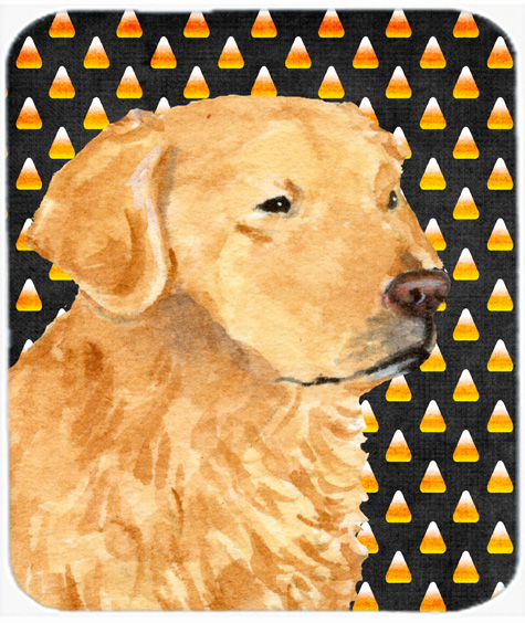 Golden Retriever Candy Corn Halloween Portrait Mouse Pad, Hot Pad Or Trivet