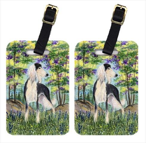 Saluki Luggage Tags- Pack - 2
