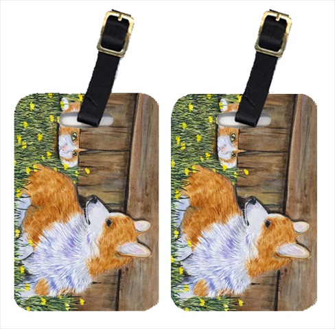 SS8213BT Corgi Luggage Tags- Pack - 2
