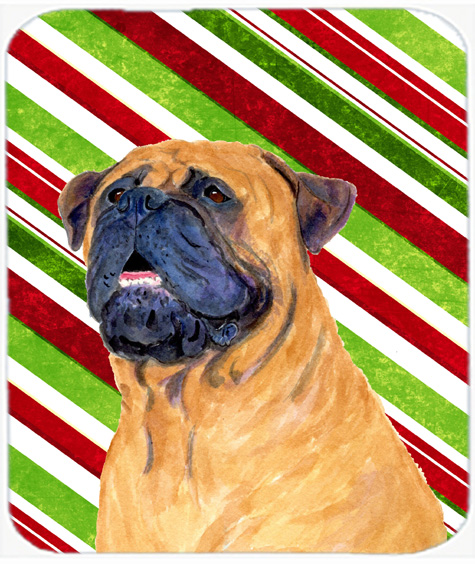 Mastiff Candy Cane Holiday Christmas Mouse Pad, Hot Pad Or Trivet