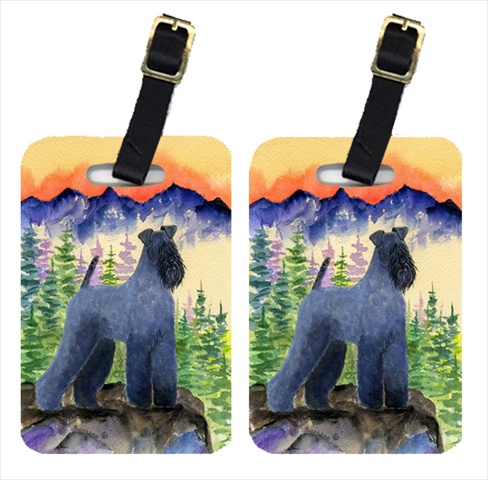 SS8223BT Kerry Blue Terrier Luggage Tags- Pack - 2
