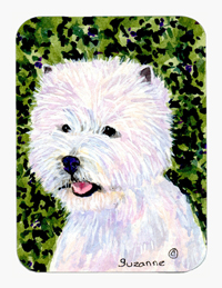 Westie Mouse Pad & Hot Pad Or Trivet