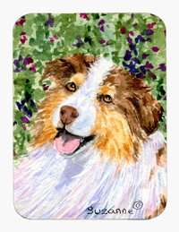 Australian Shepherd Mouse Pad & Hot Pad Or Trivet