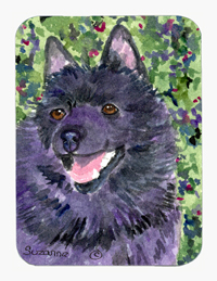 Schipperke Mouse Pad & Hot Pad Or Trivet