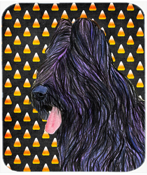 Briard Candy Corn Halloween Portrait Mouse Pad, Hot Pad Or Trivet