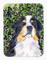 Bernese Mountain Dog Mouse Pad & Hot Pad Or Trivet