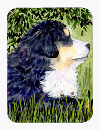 Bernese Mountain Dog Mouse Pad & Hot Pad Or Trivet