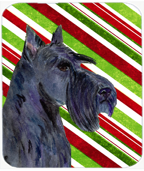 Scottish Terrier Candy Cane Holiday Christmas Mouse Pad, Hot Pad Or Trivet