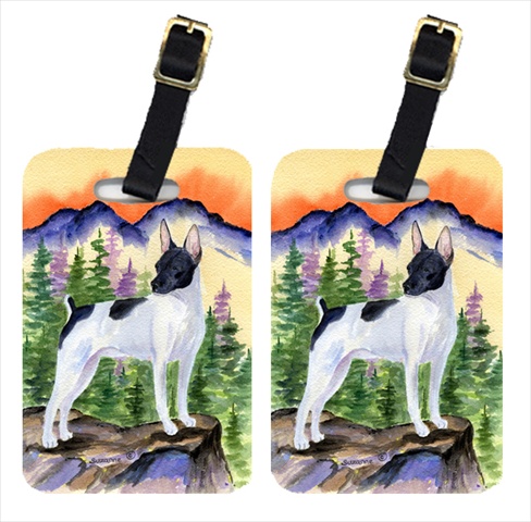 SS8224BT Rat Terrier Luggage Tags- Pack - 2
