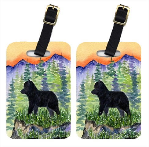 Schipperke Luggage Tags- Pack - 2