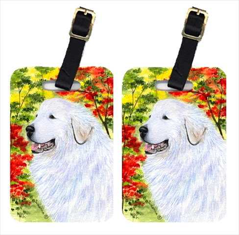 SS8235BT Great Pyrenees Luggage Tags- Pack - 2
