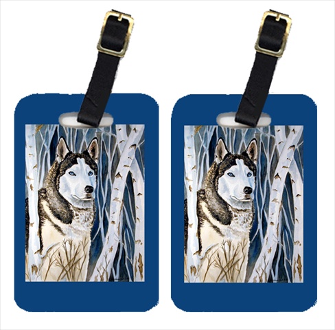 Siberian Husky Luggage Tags- Pack - 2