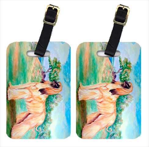 Afghan Hound Luggage Tags- Pack - 2