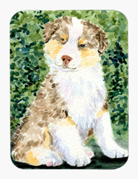 Australian Shepherd Mouse Pad & Hot Pad Or Trivet