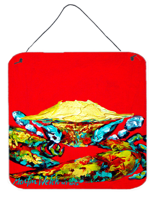 Crab Right On It Aluminium Metal Wall Or Door Hanging Prints