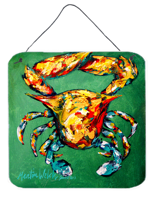 Crab Two Snaps Aluminium Metal Wall Or Door Hanging Prints