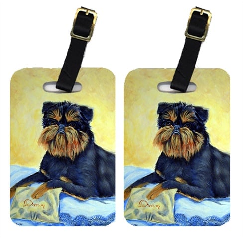 Carolines Treasures 7146BT Brussels Griffon Luggage Tags; Pack - 2